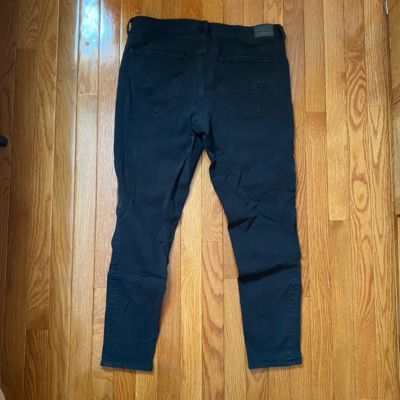 American Eagle Black Jeggings Size 14 - Picture 2 of 3